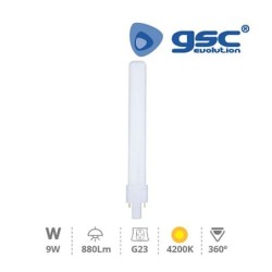 LAMPARA PL LED 2 PIN G23 9W 4200K
