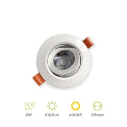 Empotrable LED 8w Blanco 4000K