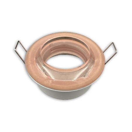 Foco Empotrable cristal Rosa