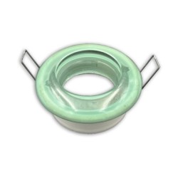 Foco Empotrable cristal Verde