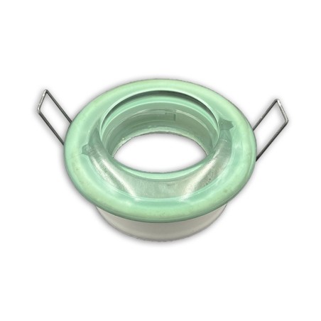 Foco Empotrable cristal Verde