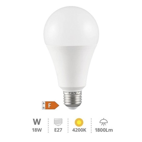 Bombilla LED E27 18w 4200K