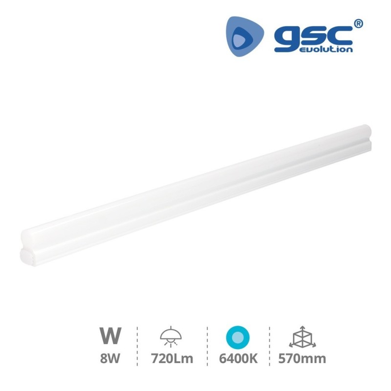 Regleta Led 570mm 8w 720Lm 6400K