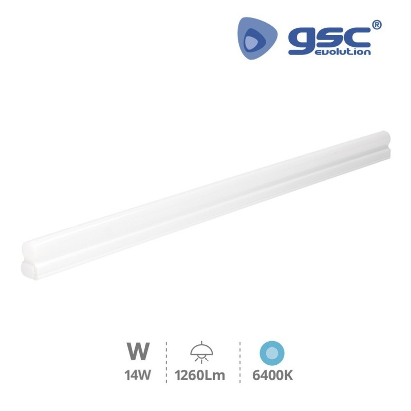 Regleta LED T5 14w 87cm 6400K