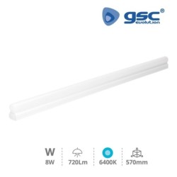 Regleta Led 570mm 8w 720Lm 6400K