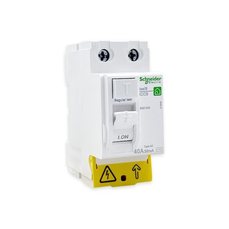 Interruptor Diferencial 2P 40A 30mA AC 230v RCCB Schneider