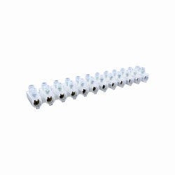 12 Fichas transparentes 10mm para unir cables