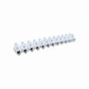 12 Fichas transparentes 10mm para unir cables