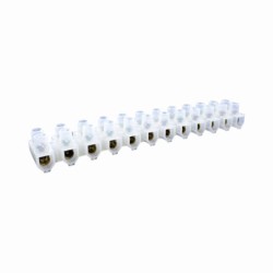 12 Fichas transparentes 16mm para unir cables