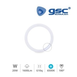Tubo Circular LED T9 20W 6500K