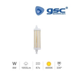 Bombilla LED R7s 78mm 8w 4000K Luz Día 1055lm
