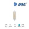 Bombilla LED R7s 78mm 8w 6000K