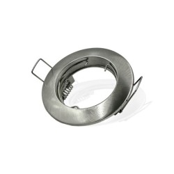 Aro fijo de empotrar Satín Ø 77mm | Corte: 65mm