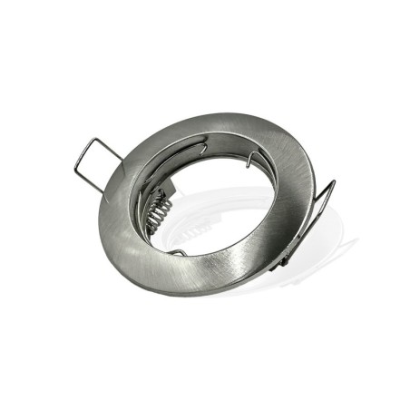 Aro fijo de empotrar Satín Ø 77mm | Corte: 65mm