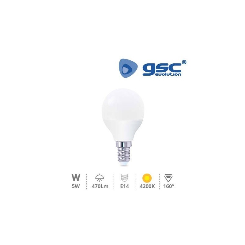Bombilla LED E14 5w 4200K