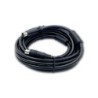 Prolongador Digital TV 5Mts con Filtro Macho/Hembra Negro 100Hz