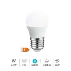 Bombilla LED E27 7.5w 6000K