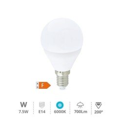 Bombilla LED E14 6000K 700lm