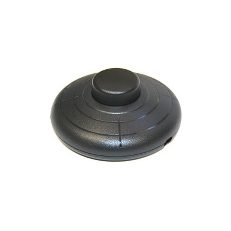 Interruptor de Pie Negro 6A