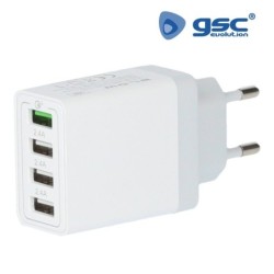 Cargador movil 230v a 4 USB