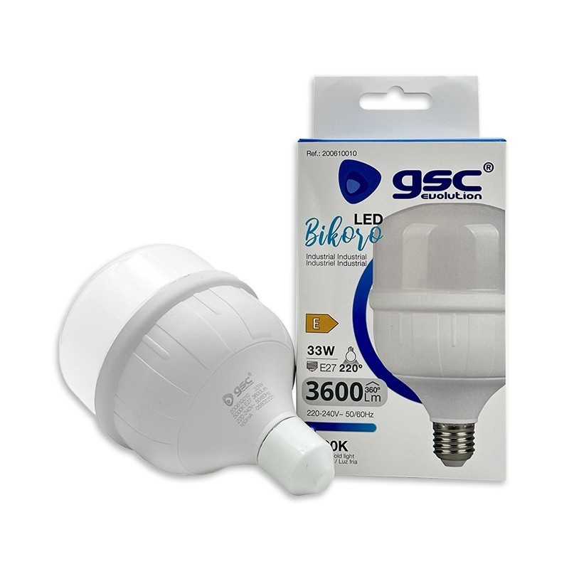 Bombilla LED E27 T100 33w 5000K