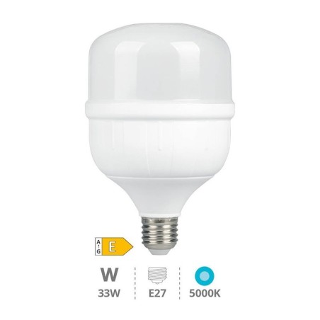 Bombilla LED Tubular E27 industrial 33w 5000K 3600Lm