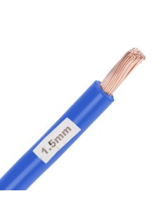Rollo 200M Cable Unifilar Flexible Azul 1.5mm² 2