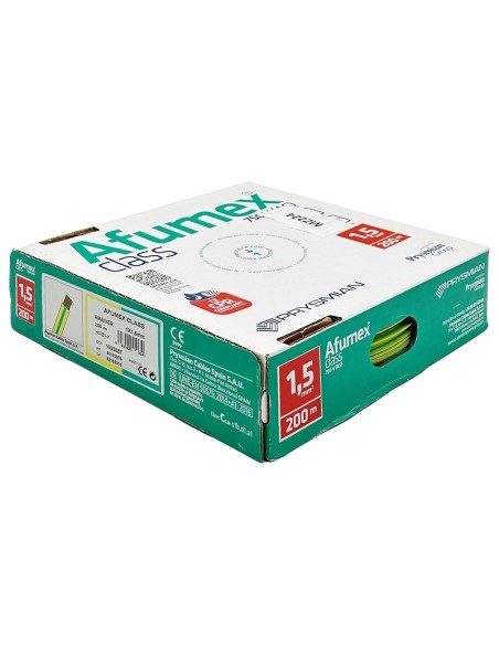 Rollo 200M Cable Unifilar Flexible Tierra 1.5mm²