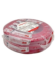 Rollo 200M Cable Unifilar Flexible Rojo 1.5mm²