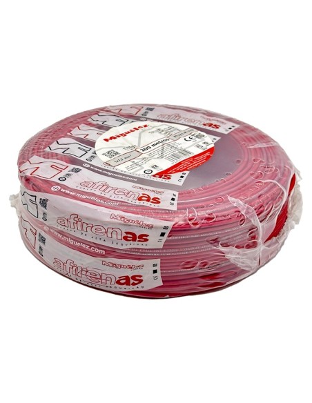 Rollo 200M Cable Unifilar Flexible Rojo 1.5mm²