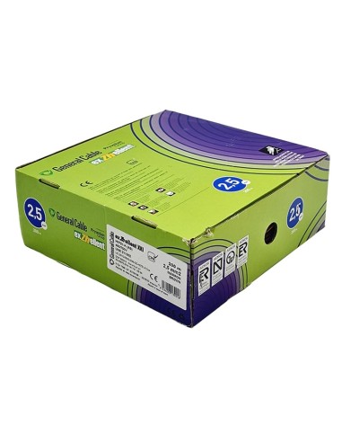 Rollo 200M Cable Unifilar Flexible Marron 2.5mm²