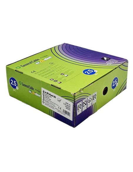 Rollo 200M Cable Unifilar Flexible Marron 2.5mm²