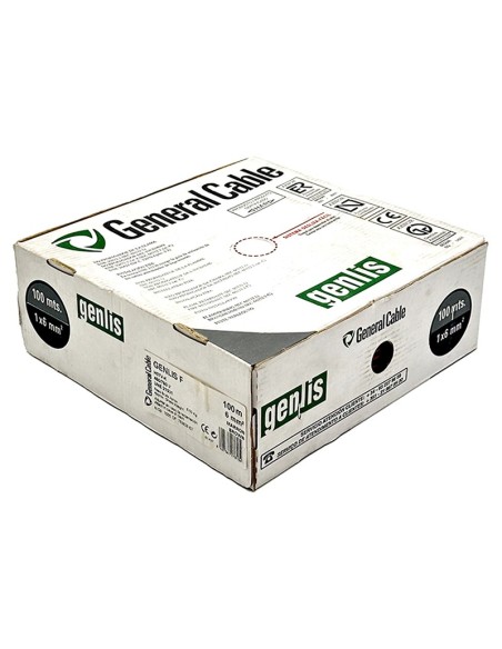 Rollo 100M Cable Unifilar Flexible Marrón 6mm²