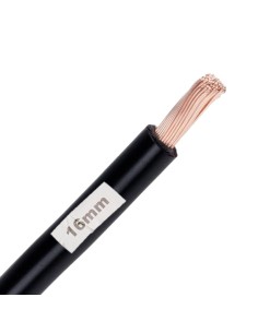 Cable Unifilar Flexible Negro 16mm²
