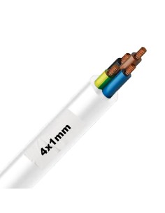 Manguera Blanca Multifilar 4x1mm²