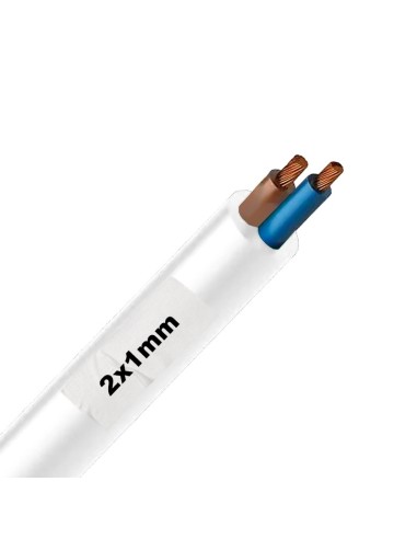 Rollo 100 Mts Blanco 2x1mm²
