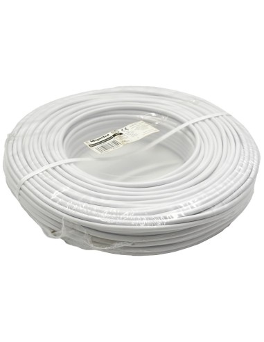 Rollo 100m Manguera Blanca 2x1.5mm²
