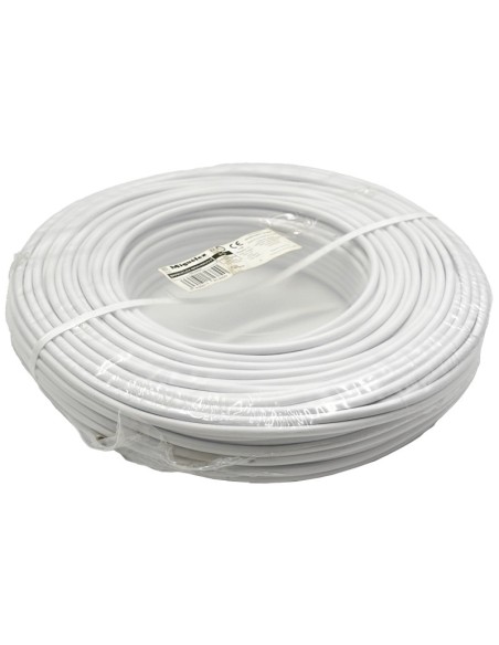 Rollo 100m Manguera Blanca 2x1.5mm²
