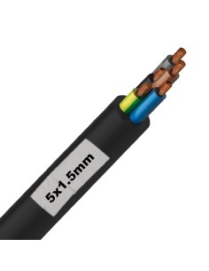 Manguera Negra Multipolar 5x1.5mm²