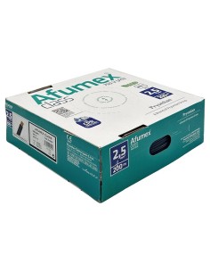 Rollo 200M Cable Unifilar Flexible Negro 2.5mm²