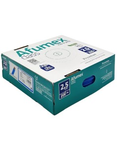 Rollo 200M Cable Unifilar Flexible Azul 2.5mm²