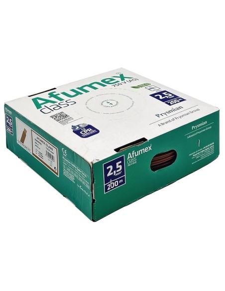 Rollo 200M Cable Unifilar Flexible Marrón 2.5mm²