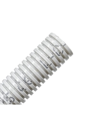 Tubo Corrugado Blanco 25mm Libre de Halógenos
