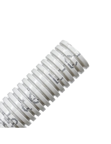 Tubo Corrugado Blanco 25mm Libre de Halógenos