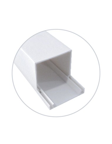 Canaleta Blanca Adhesiva 12x12mm