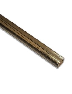 Canaleta Adhesiva Madera Nogal 10x15mm