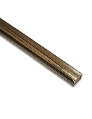 Canaleta Adhesiva Madera Nogal 10x15mm