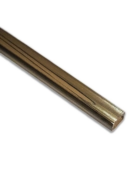 Canaleta Adhesiva Madera Nogal 10x15mm