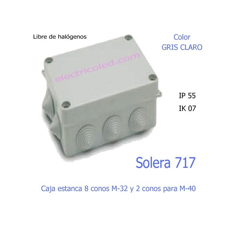 Med.interiores: 160x135x70 mm