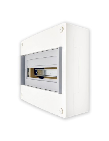 Caja de Superficie de 13 módulos Marfil
